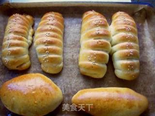 毛毛虫肉松杏仁面包的做法步骤：13