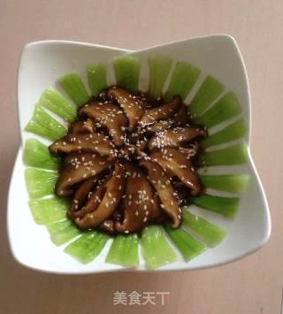 蚝油香菇油菜的做法步骤：6