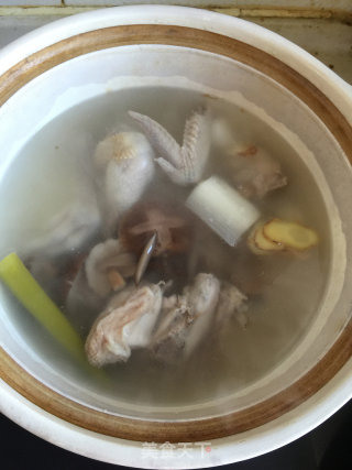菌菇鸡汤的做法步骤：6