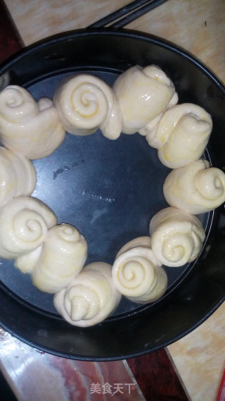 花朵牛奶面包的做法步骤：14