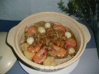 三鲜粉丝煲的做法步骤：8