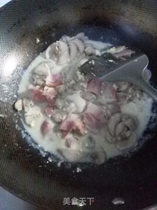 奶油芝士意面的做法步骤：4