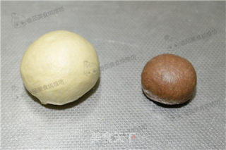 【番茄配方】双色吐司砖——花样吐司，为圣诞节做准备！的做法步骤：2