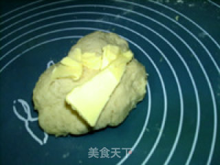 奶香芋丝面包的做法步骤：9