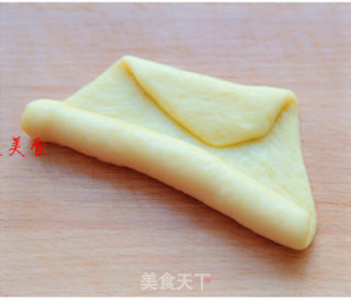 萌挞挞滴圣诞老人面包来啦的做法步骤：3