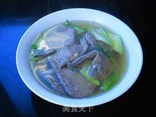 猪肝汤的做法步骤：9