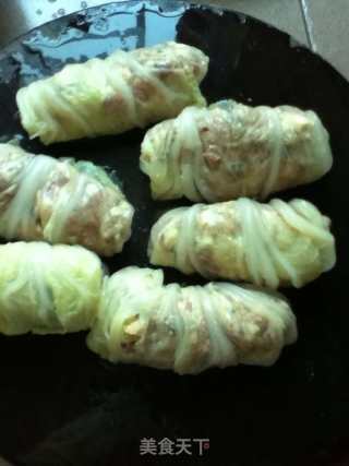 上汤白菜肉卷的做法步骤：5