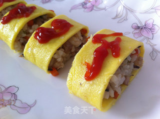 党氏蛋包饭的做法步骤：3