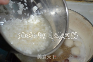 甜酒桂圆冲鸡蛋的做法步骤：5