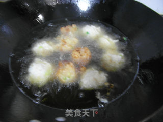 炸白萝卜素丸子的做法步骤：8