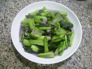 蒜香紫青菜的做法步骤：9