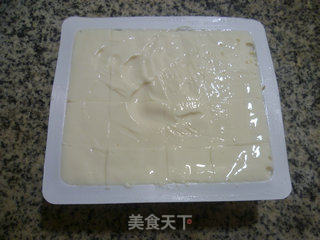 荠菜蘑菇豆腐羹的做法步骤：2