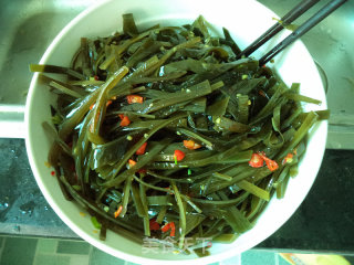 辣椒油拌海带丝的做法步骤：6
