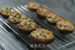 芝士烤香菇串的做法步骤：6