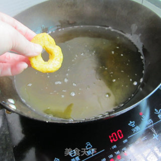 炸南瓜圈的做法步骤：9