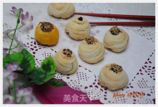 豆沙螺丝小碗酥的做法步骤：26
