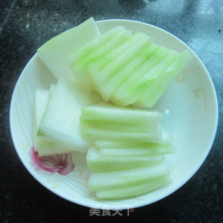 酱油煸冬瓜的做法步骤：2