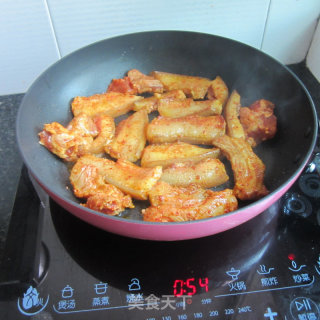 无油也能煎香肉的做法步骤：5