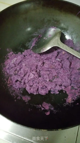 紫薯南瓜饼的做法步骤：6