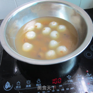 桂圆荔枝煮汤圆的做法步骤：4