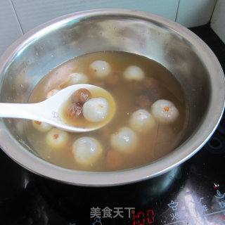 桂圆荔枝煮汤圆的做法步骤：5