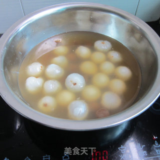 桂圆荔枝煮汤圆的做法步骤：9