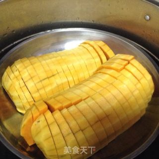 香香甜甜的南瓜饼的做法步骤：2