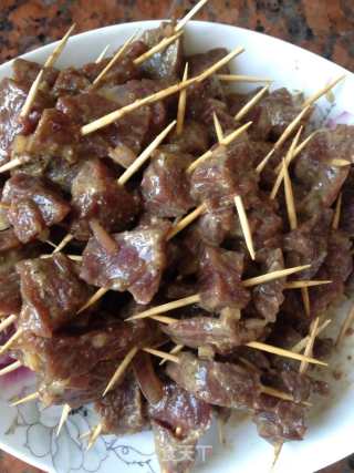 牙签牛肉的做法步骤：7
