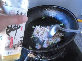 肉烧紫扁豆的做法步骤：5