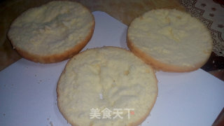 彩色巧克力豆奶油蛋糕的做法步骤：4