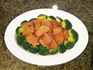 土豆扣西兰花的做法步骤：12