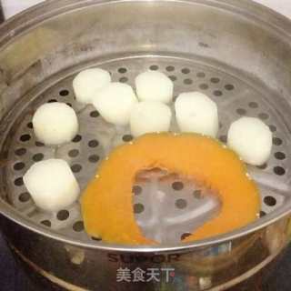 彩色山药泥的做法步骤：1