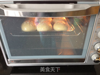 薯泥杏仁小餐包的做法步骤：8