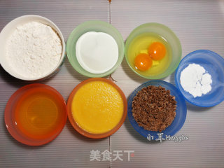 香橙巧克力玛芬的做法步骤：1