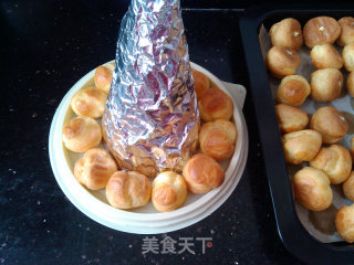 拔丝泡芙塔的做法步骤：28