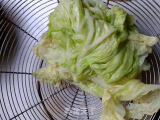 菜叶包肉的做法步骤：2