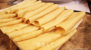 百叶包肉卷的做法步骤：2