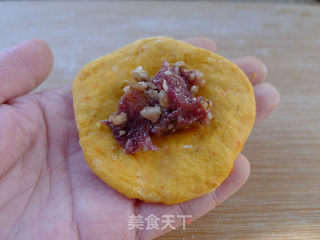 玫瑰花香柿子饼的做法步骤：6