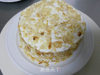烘焙新手也可以轻松献上的烘焙礼物——杏仁奶油蛋糕的做法步骤：10