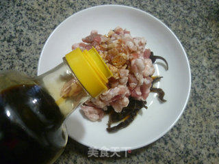 黑木耳鸡蛋蒸五花肉的做法步骤：6