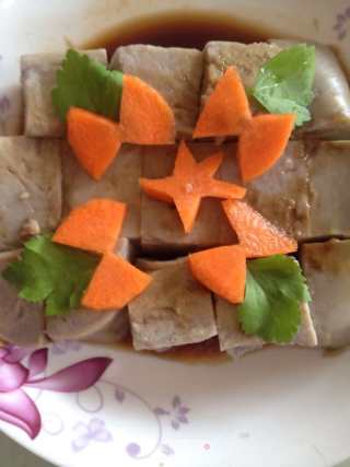 鸡蛋双色豆腐的做法步骤：12