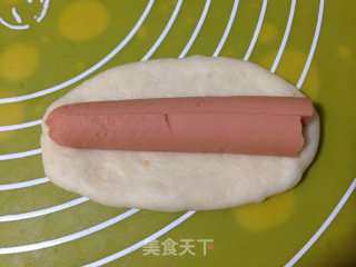 简单好吃——火腿面包卷的做法步骤：4