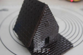【番茄配方】圣诞巧克力屋——不用烤箱，做一栋属于自己的小房子的做法步骤：10