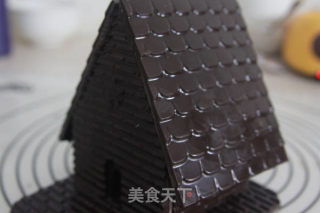 【番茄配方】圣诞巧克力屋——不用烤箱，做一栋属于自己的小房子的做法步骤：11