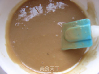 红糖戚风蛋糕的做法步骤：3