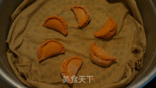 胡萝卜烫面蒸饺的做法步骤：14