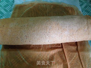 黑巧蛋糕卷的做法步骤：21