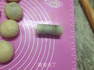 紫薯蛋黄抹茶酥的做法步骤：9
