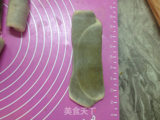 紫薯蛋黄抹茶酥的做法步骤：10