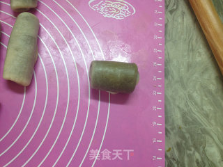 紫薯蛋黄抹茶酥的做法步骤：11